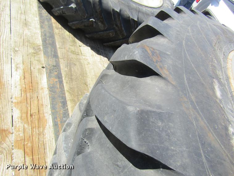 image for item DC4377 (4) Michelin 380/90R46 tires and wheels