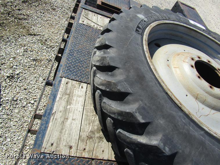 image for item DC4377 (4) Michelin 380/90R46 tires and wheels