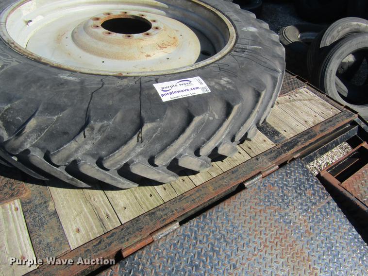 image for item DC4377 (4) Michelin 380/90R46 tires and wheels