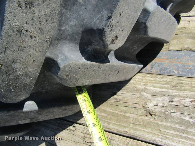 image for item DC4377 (4) Michelin 380/90R46 tires and wheels