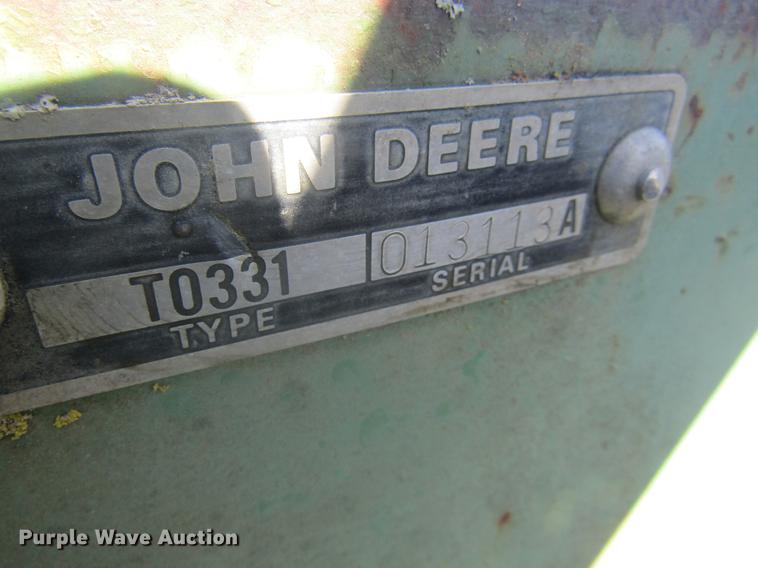 image for item DC4381 John Deere T0331 disk