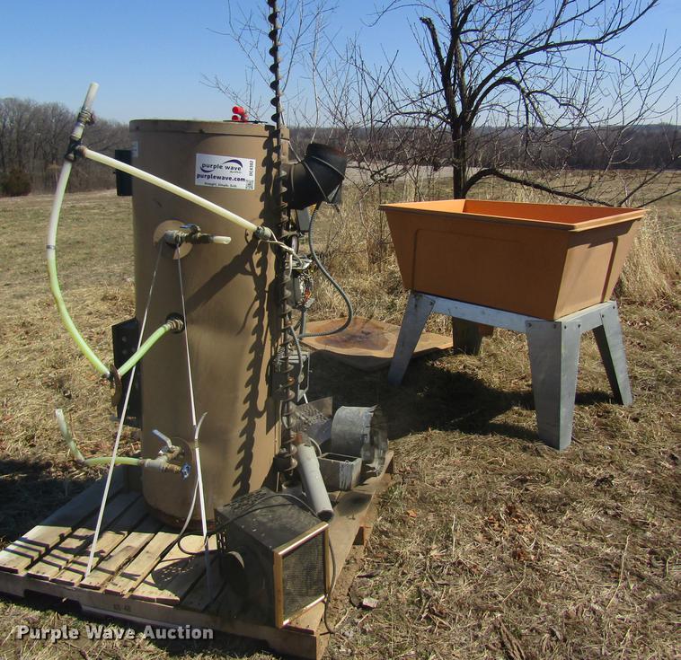 image for item DC4382 A-Maize-Ing Heat Mfg. 991 solid fuel fired boiler assembly