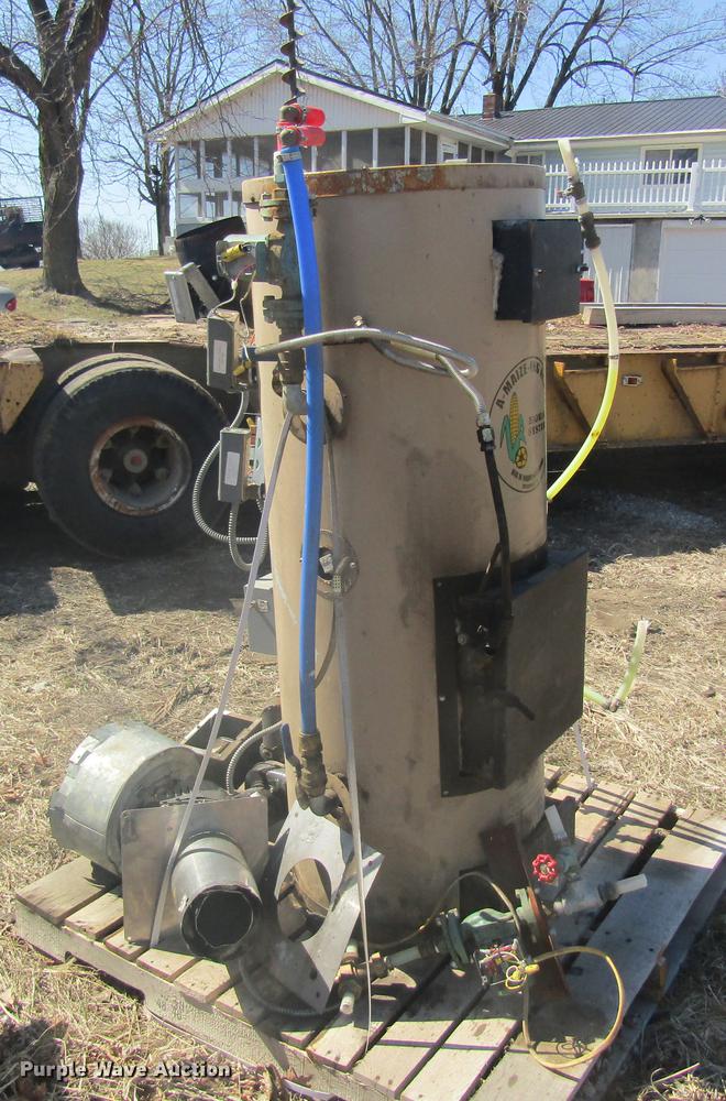 image for item DC4382 A-Maize-Ing Heat Mfg. 991 solid fuel fired boiler assembly