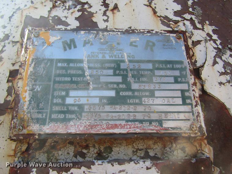 image for item DC4406 Master anhydrous ammonia bulk tank