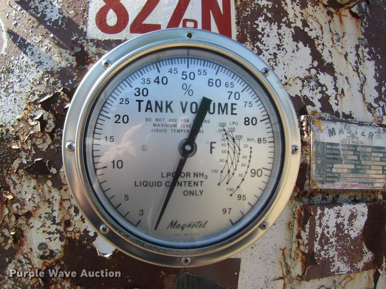 image for item DC4406 Master anhydrous ammonia bulk tank