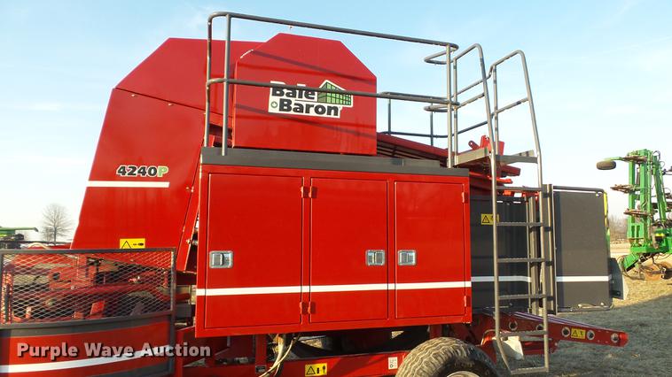 image for item DC5585 2014 Bale Baron 4240P small square bale bundler
