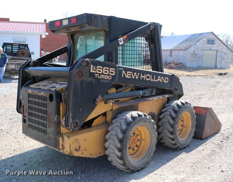 image for item DC7678 1997 New Holland LX665 Turbo skid steer