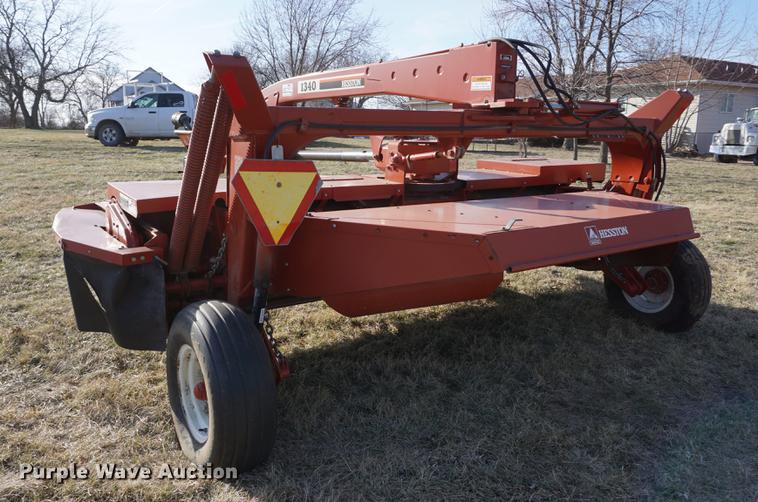 image for item DE3145 Hesston 1340 Hydroswing discbine mower conditioner
