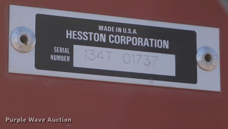 image for item DE3145 Hesston 1340 Hydroswing discbine mower conditioner