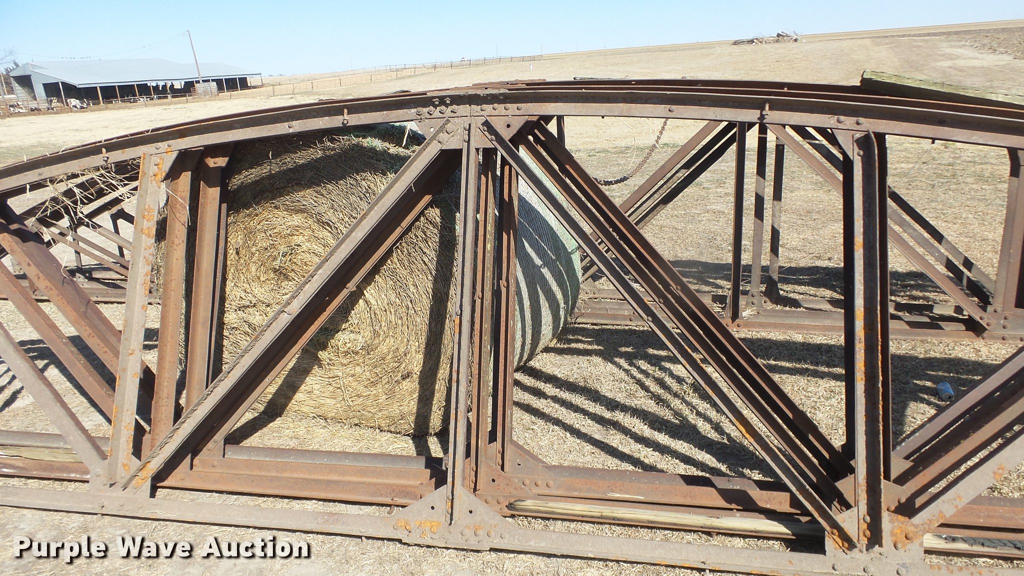 (8) steel trusses in Lyons, KS Item DC0695 sold Purple Wave