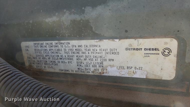 image for item DC0706 1993 Freightliner FLD120 semi truck