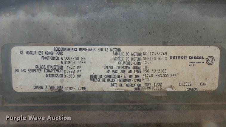 image for item DC0706 1993 Freightliner FLD120 semi truck