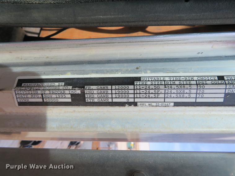 image for item DC0887 1996 Peterbilt 379 semi truck