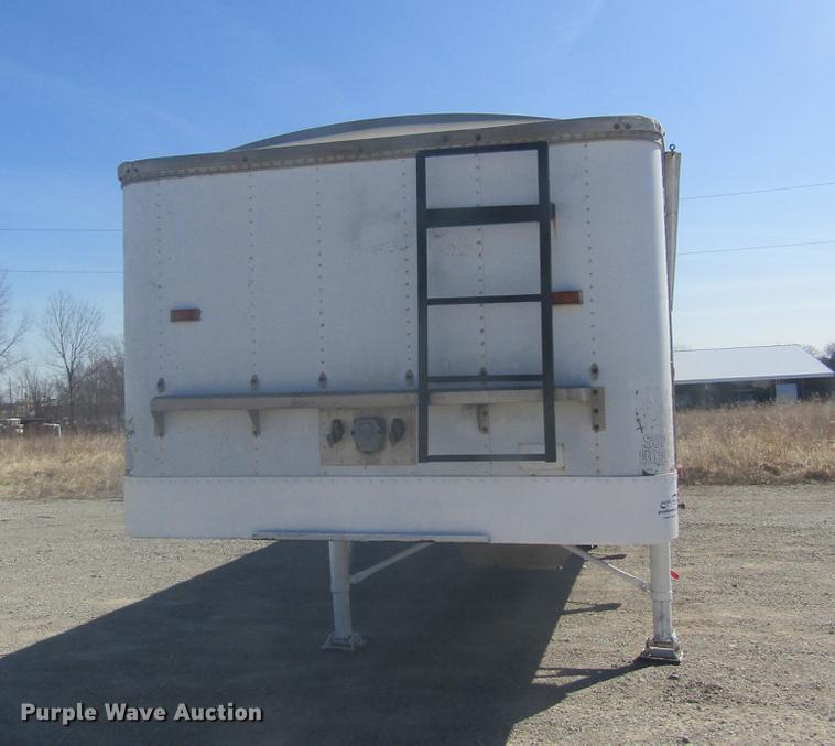 image for item DC4383 1981 Timpte double hopper bottom grain trailer