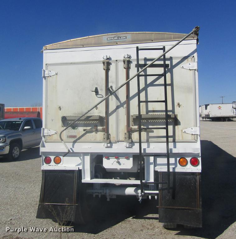 image for item DC4383 1981 Timpte double hopper bottom grain trailer