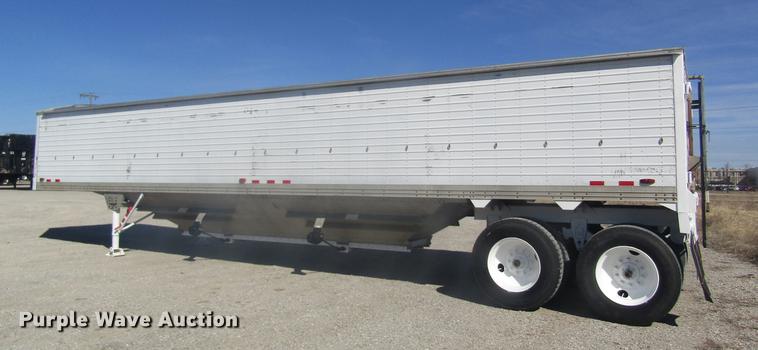 image for item DC4383 1981 Timpte double hopper bottom grain trailer