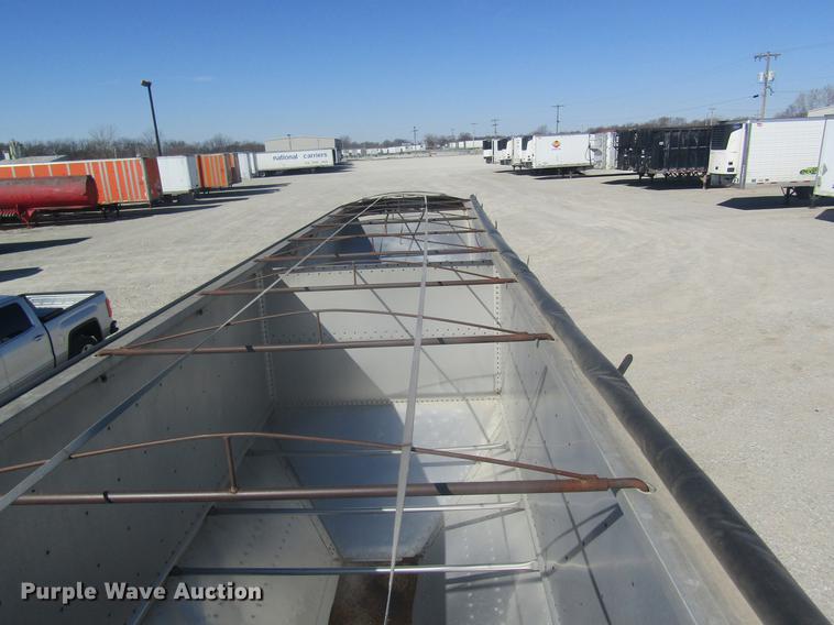 image for item DC4383 1981 Timpte double hopper bottom grain trailer