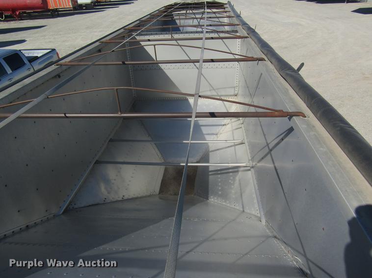 image for item DC4383 1981 Timpte double hopper bottom grain trailer