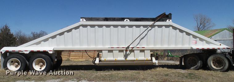 image for item DD1340 2012 CTS BDT-40 Pack Mule bottom dump trailer