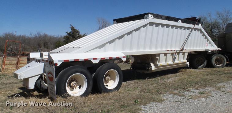 image for item DD1340 2012 CTS BDT-40 Pack Mule bottom dump trailer