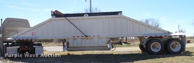 image for item DD1340 2012 CTS BDT-40 Pack Mule bottom dump trailer