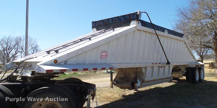 image for item DD1340 2012 CTS BDT-40 Pack Mule bottom dump trailer