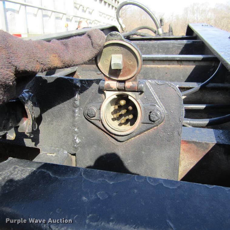 image for item DD2727 1971 Hyster low boy equipment trailer