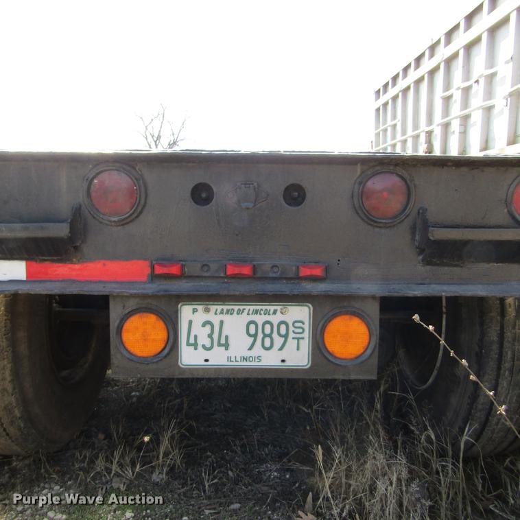 image for item DD2727 1971 Hyster low boy equipment trailer