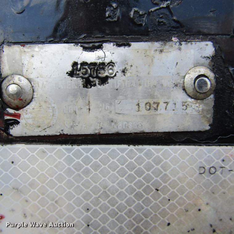 image for item DD2727 1971 Hyster low boy equipment trailer