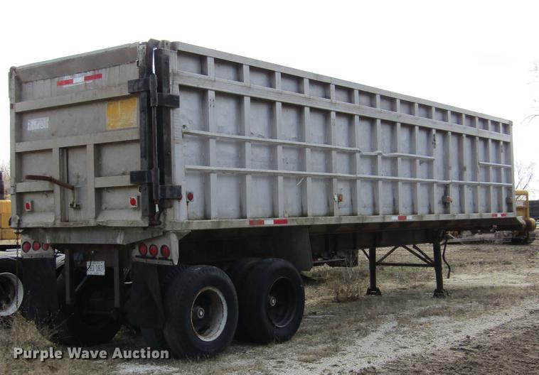image for item DD2728 1972 Gilmore end dump trailer