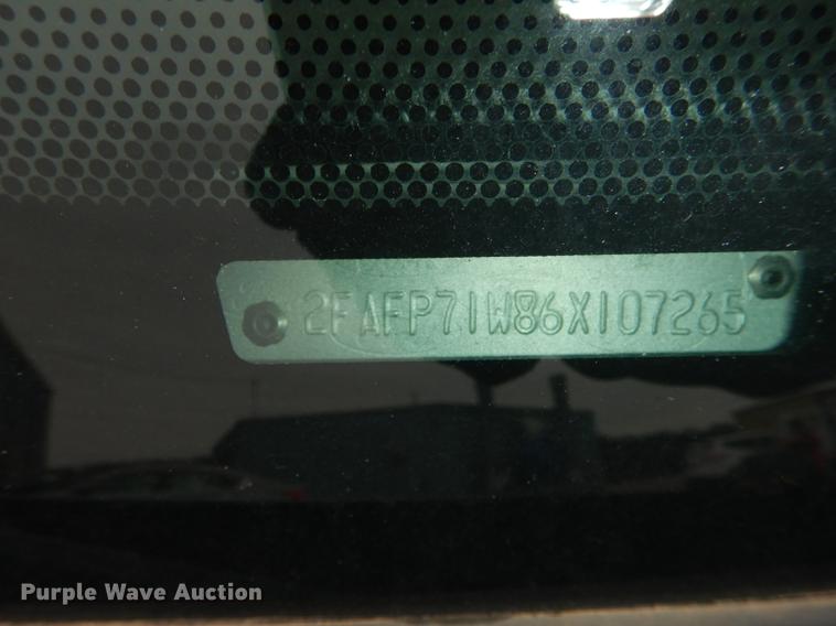 image for item DC0355 2006 Ford Crown Victoria Police Interceptor