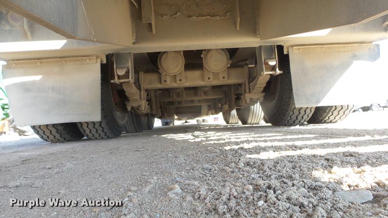 image for item DC0700 1982 Fruehauf lowboy equipment trailer