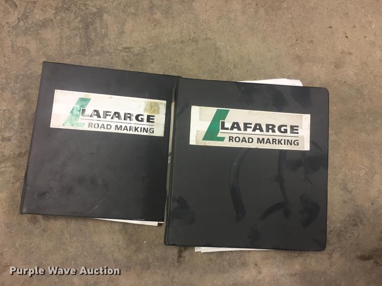 image for item DC0701 LaFarge paint striper bed