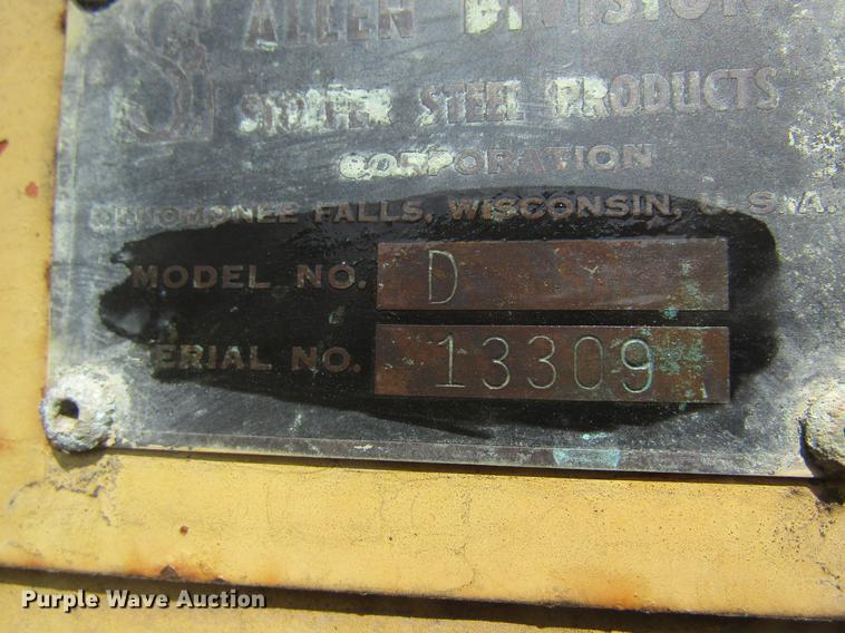 image for item DC4368 Allis Chalmers D rigid frame motor grader