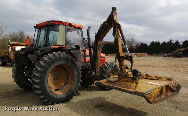 image for item DC4427 AGCO RT95 MFWD tractor with side boom mower