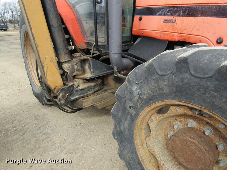 image for item DC4427 AGCO RT95 MFWD tractor with side boom mower