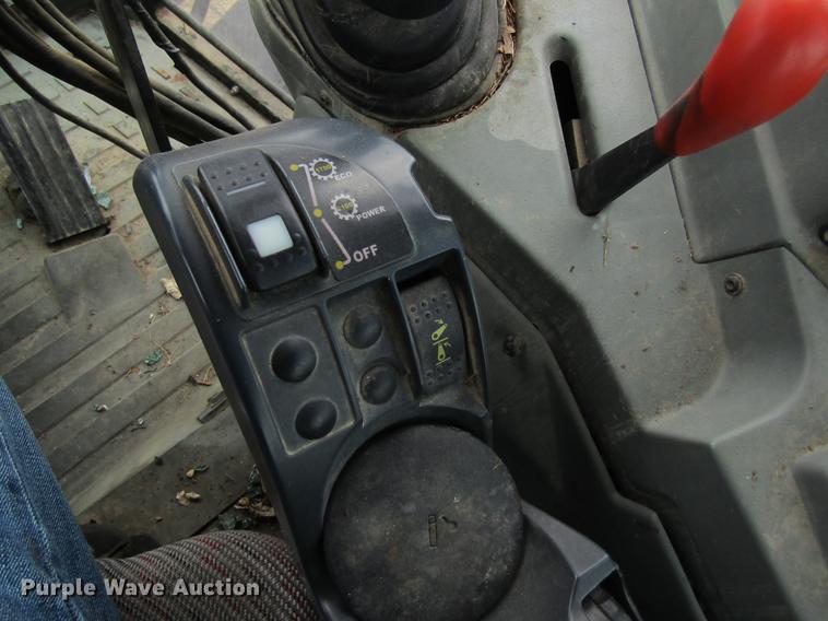 image for item DC4427 AGCO RT95 MFWD tractor with side boom mower