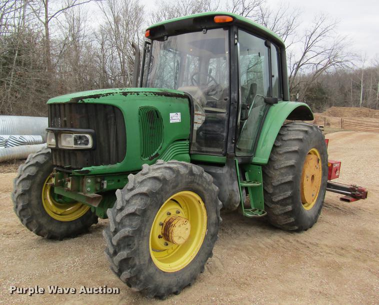 image for item DC4429 2002 John Deere 6420 tractor with mower