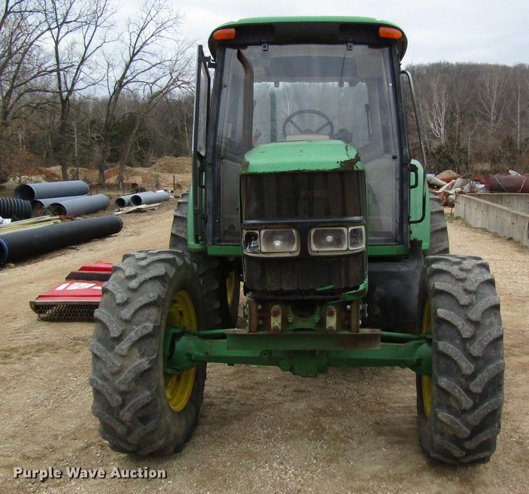 image for item DC4429 2002 John Deere 6420 tractor with mower