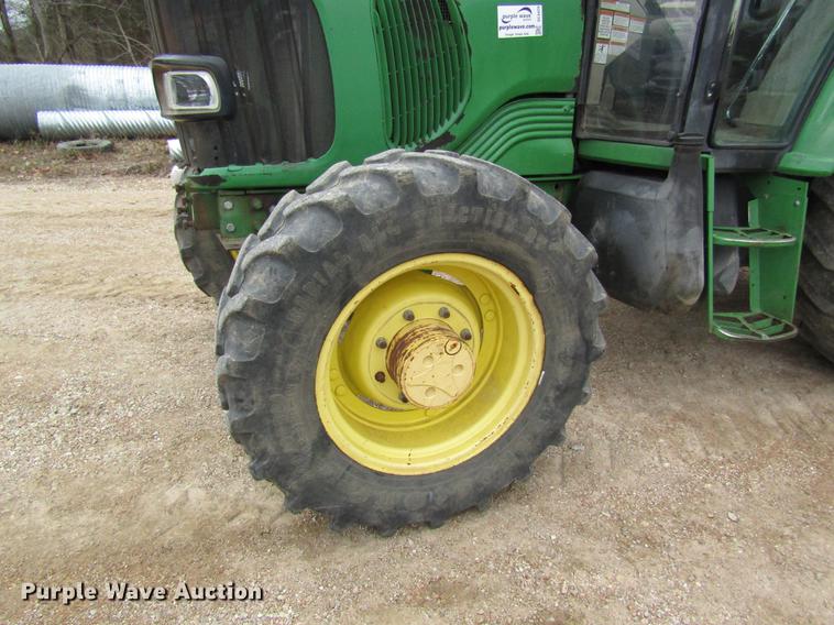 image for item DC4429 2002 John Deere 6420 tractor with mower