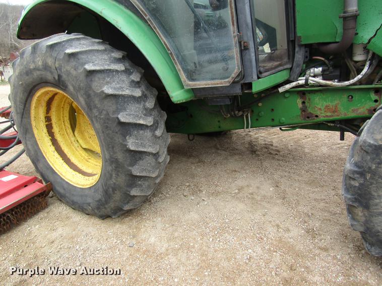 image for item DC4429 2002 John Deere 6420 tractor with mower