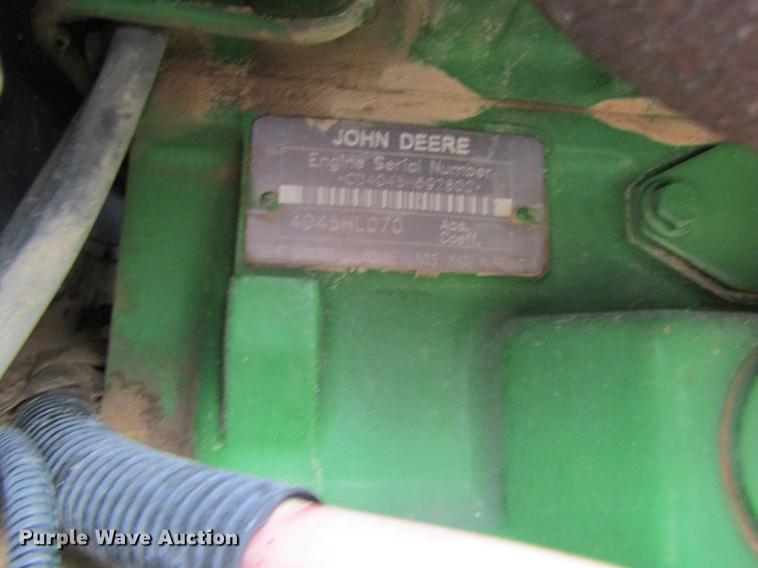 image for item DC4429 2002 John Deere 6420 tractor with mower