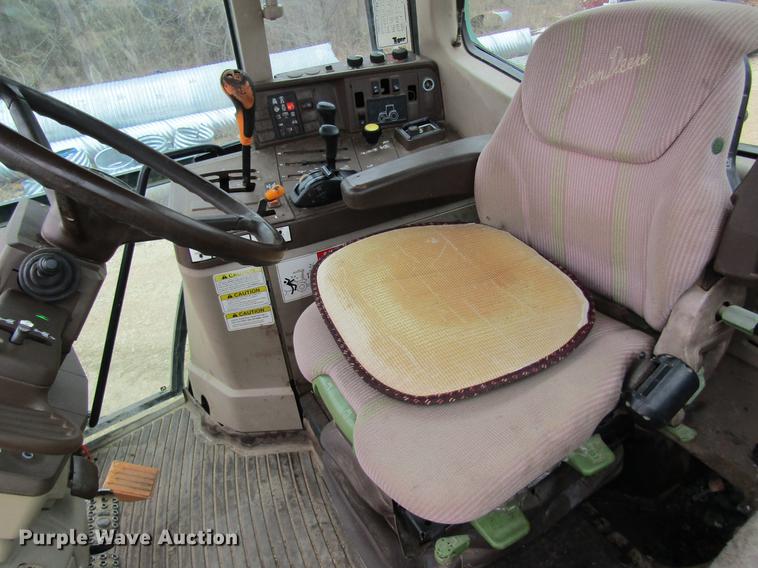 image for item DC4429 2002 John Deere 6420 tractor with mower