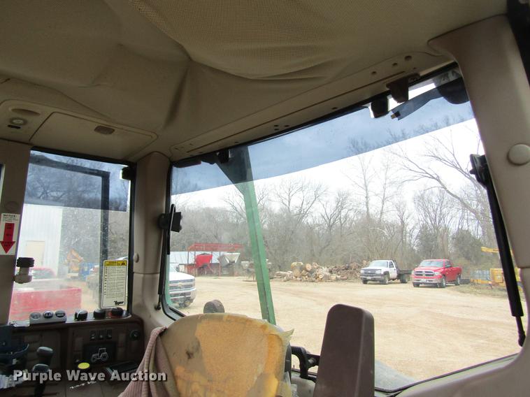 image for item DC4430 2002 John Deere 6420 tractor with side boom mower