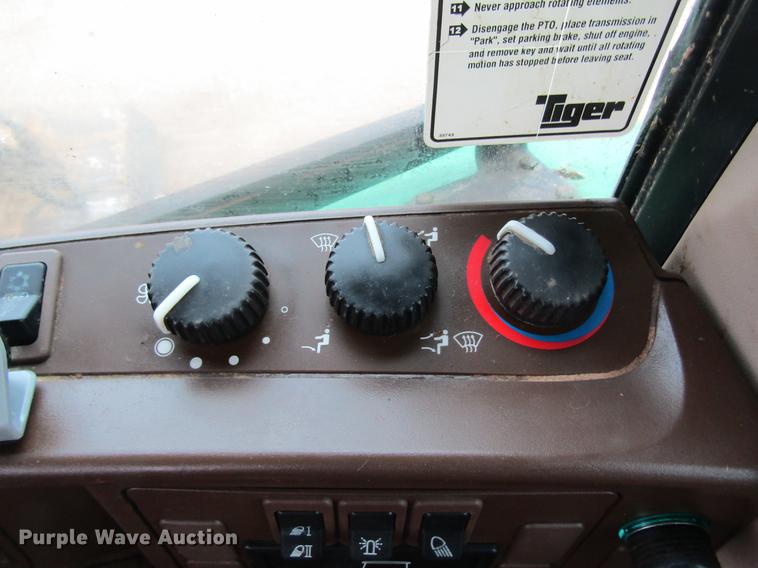 image for item DC4430 2002 John Deere 6420 tractor with side boom mower