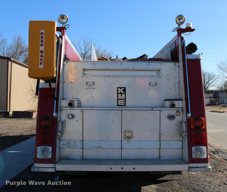 image for item DC7668 1993 KME Renegade Custom SFD fire truck