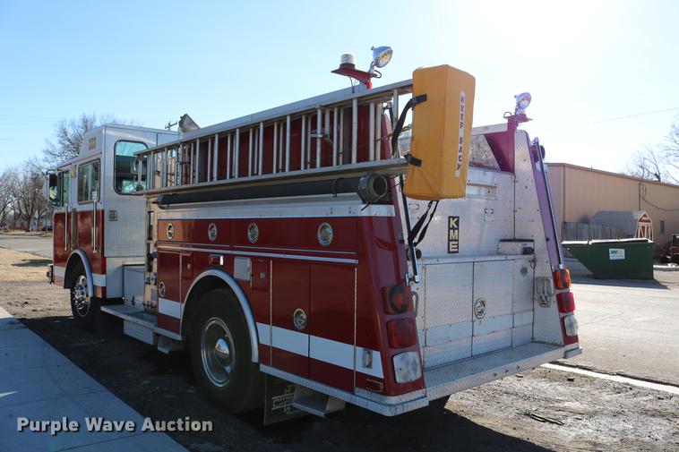 image for item DC7668 1993 KME Renegade Custom SFD fire truck