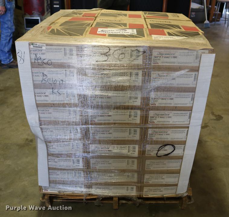 image for item DC7670 (81) spools of Lincoln L59 SuperArc welding wire