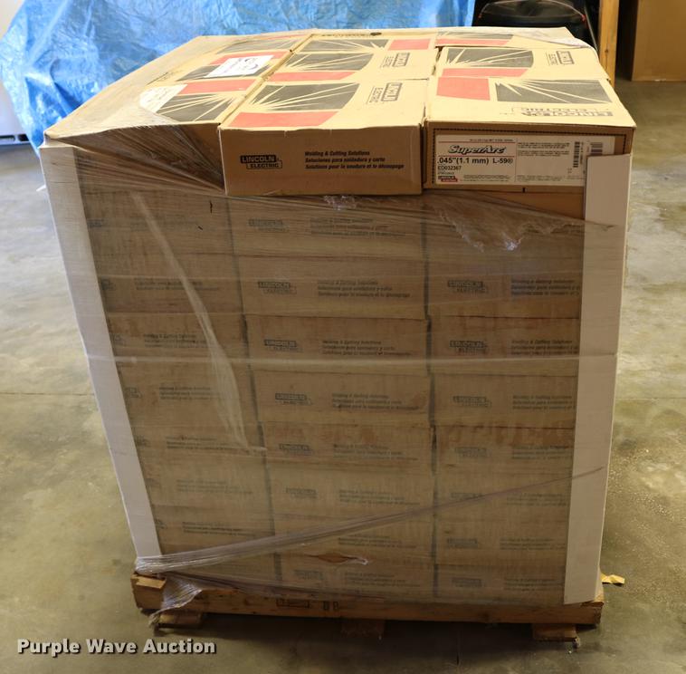 image for item DC7670 (81) spools of Lincoln L59 SuperArc welding wire