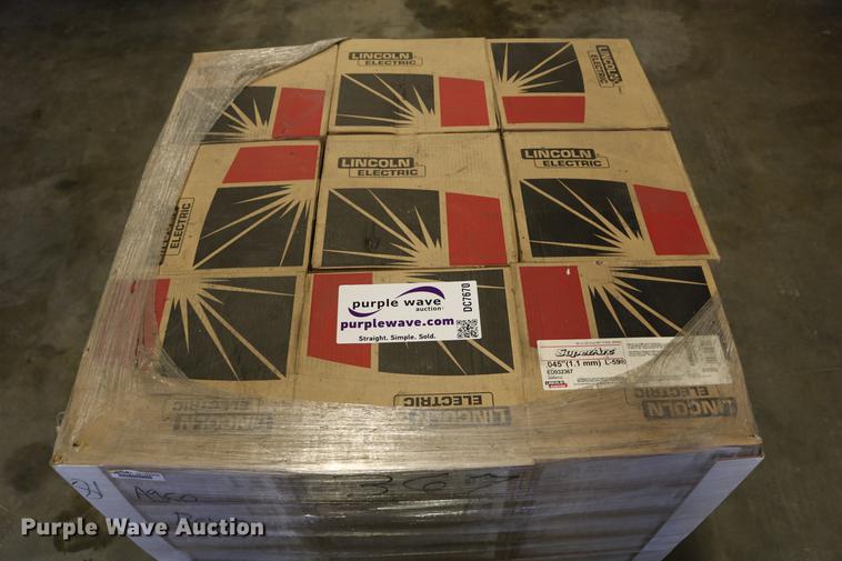 image for item DC7670 (81) spools of Lincoln L59 SuperArc welding wire